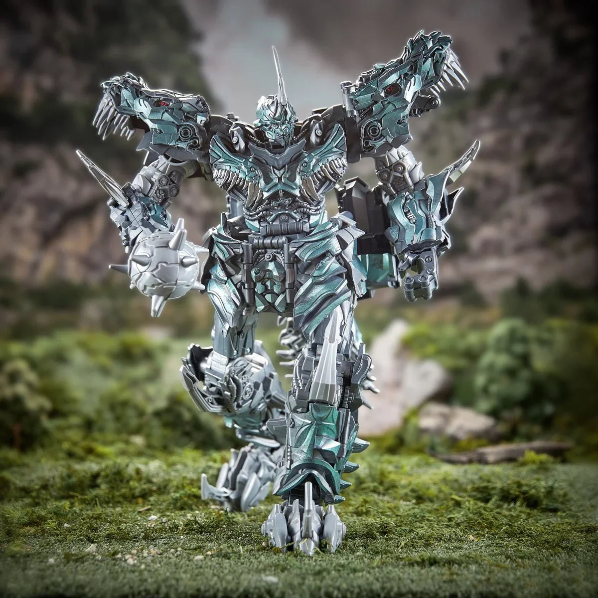 Figurine articulée Robot Dinosaure Titan Grimlock avec accessoire masse