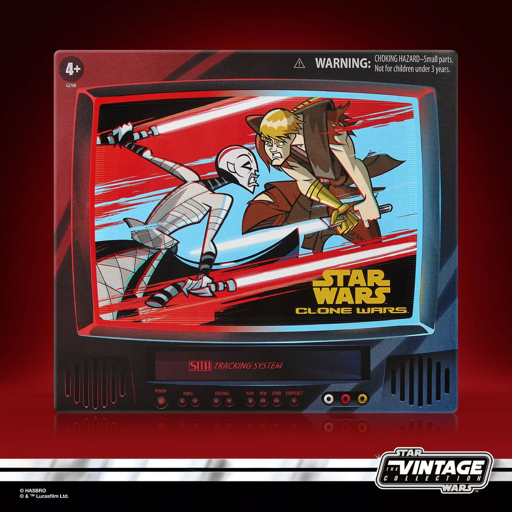 Figurine articulée Anakin Skywalker et Asajj Ventress de 3,75 pouces