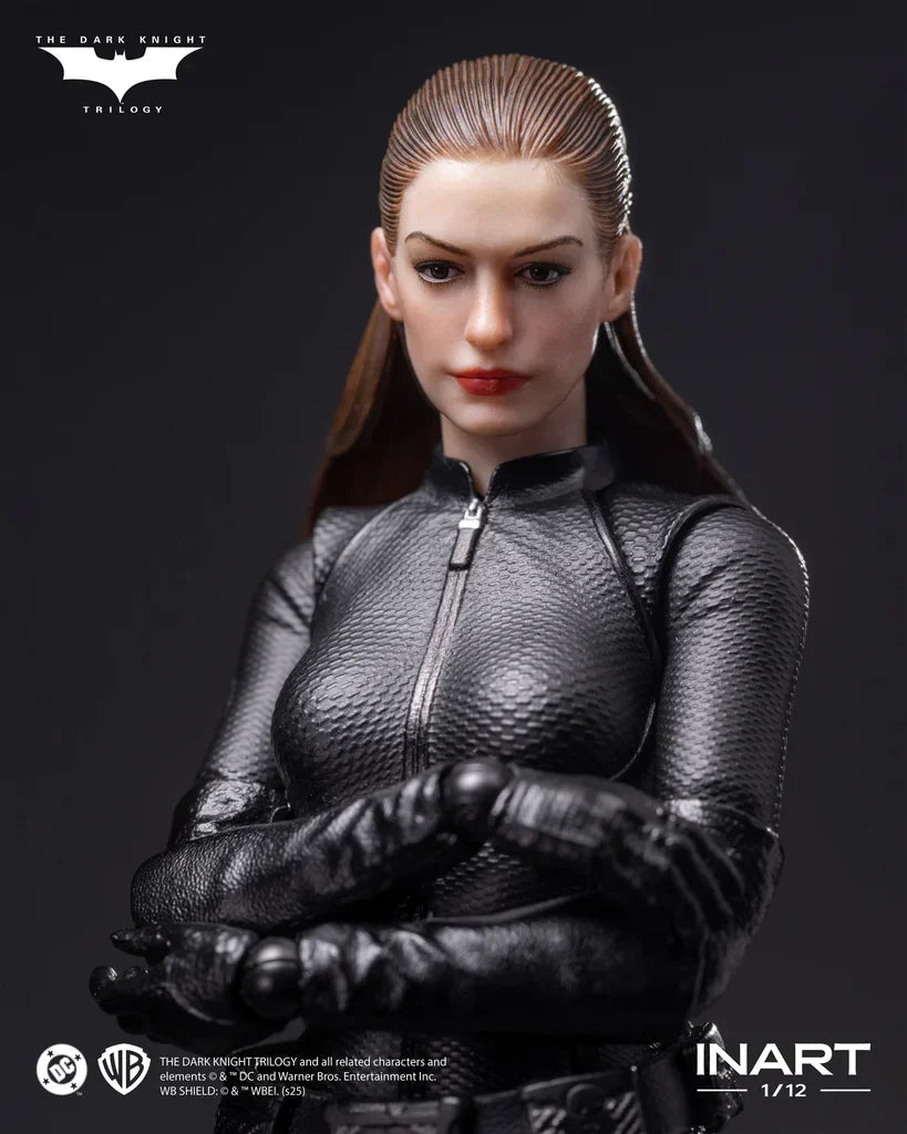 Figurine articulée de collection Catwoman Selina Kyle avec accessoires et socle d'exposition