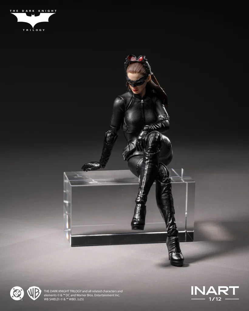 Figurine articulée de collection Catwoman Selina Kyle avec accessoires et socle d'exposition