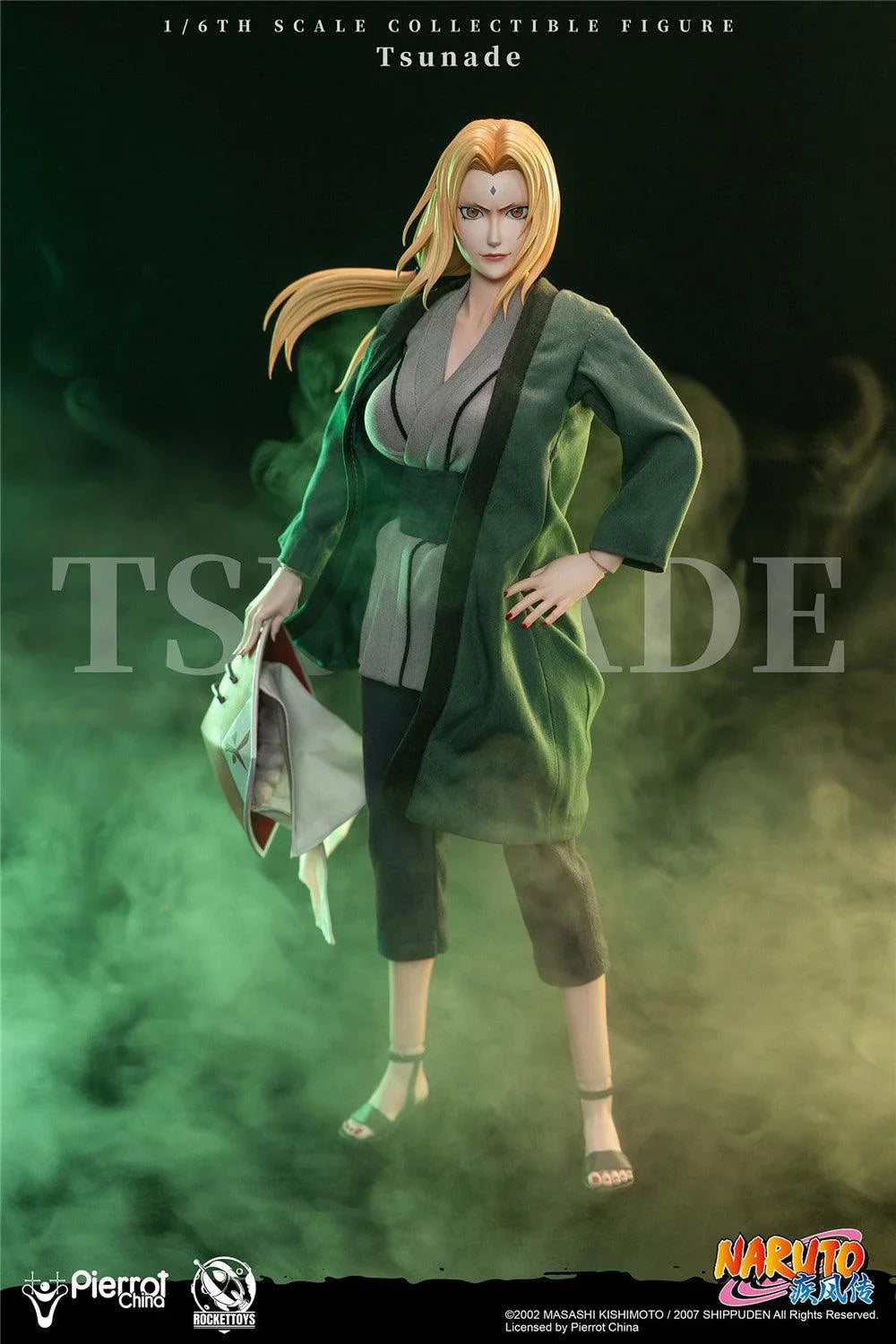 Figurine articulée à collectionner Tsunade à l'échelle 1/6 avec accessoires et pièces interchangeables