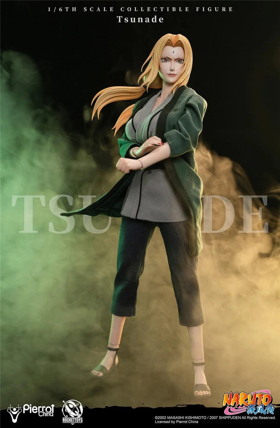 Figurine articulée à collectionner Tsunade à l'échelle 1/6 avec accessoires et pièces interchangeables