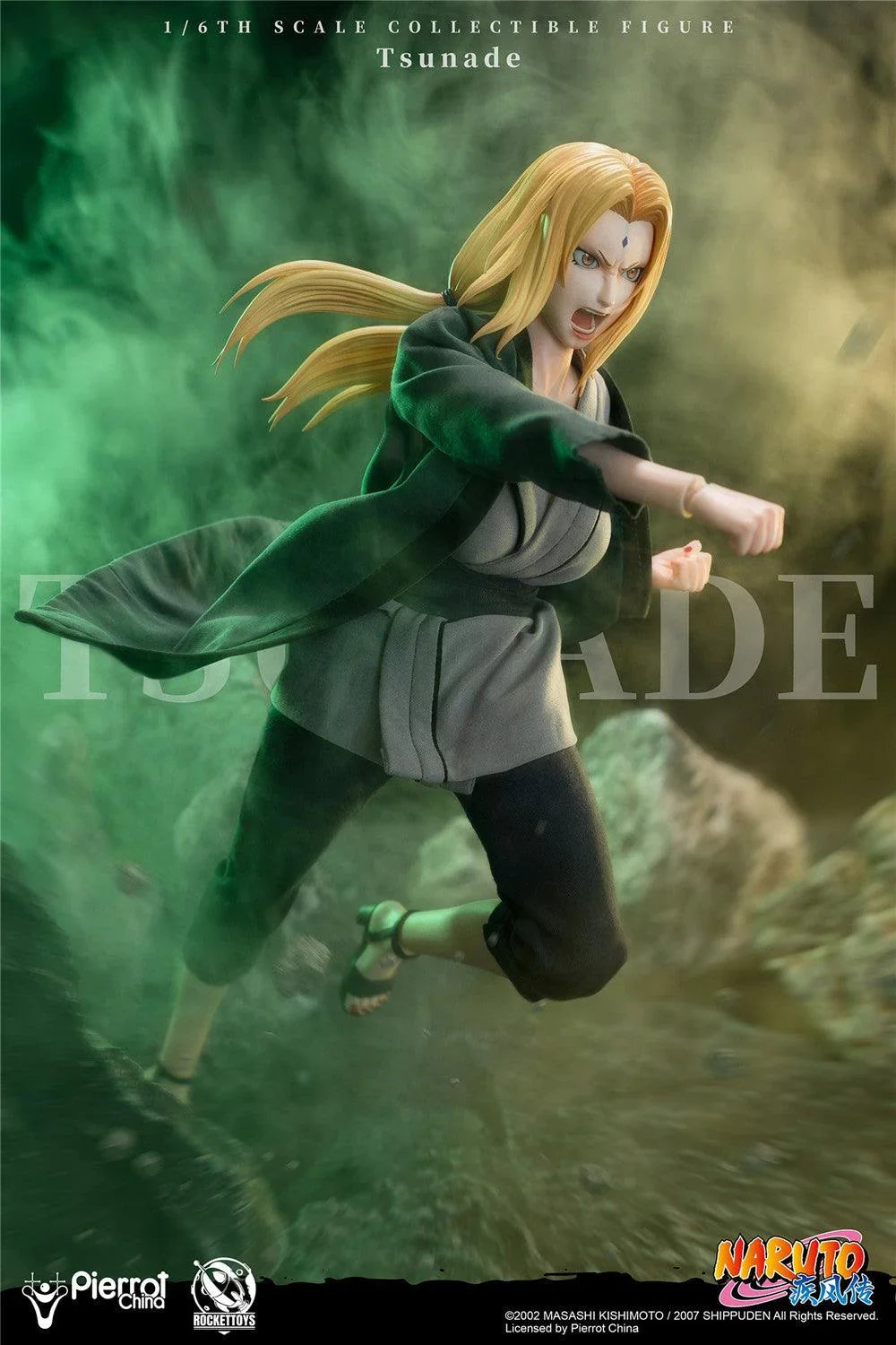 Figurine articulée à collectionner Tsunade à l'échelle 1/6 avec accessoires et pièces interchangeables