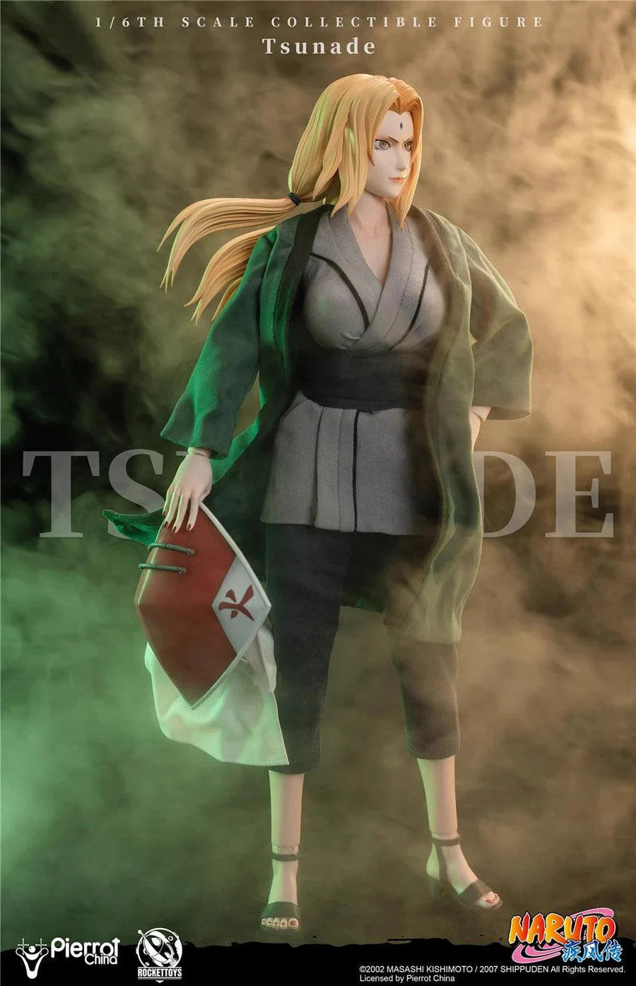 Figurine articulée à collectionner Tsunade à l'échelle 1/6 avec accessoires et pièces interchangeables
