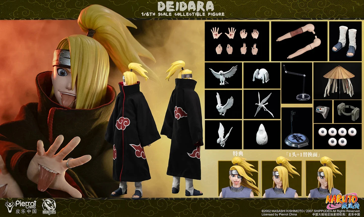 Figurine articulée Deidara à l'échelle 1/6 avec tenue et accessoires Akatsuki