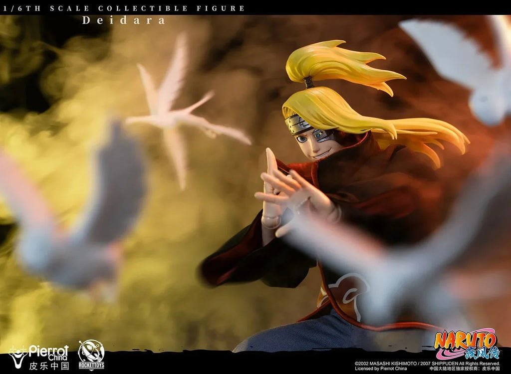 Figurine articulée Deidara à l'échelle 1/6 avec tenue et accessoires Akatsuki