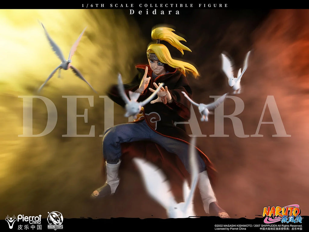 Figurine articulée Deidara à l'échelle 1/6 avec tenue et accessoires Akatsuki
