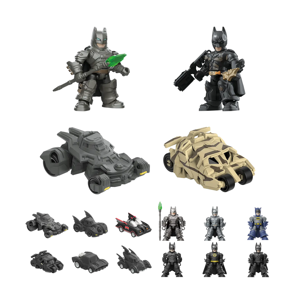 Lot de 12 figurines à assembler Le Batman légendaire