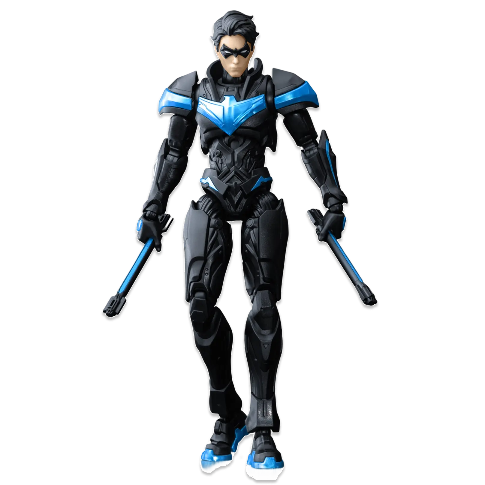 Kit de Maquette articulée Nightwing DC avec Bâtons d'Eskrima et Wingdings