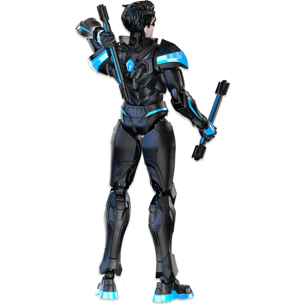 Kit de Maquette articulée Nightwing DC avec Bâtons d'Eskrima et Wingdings