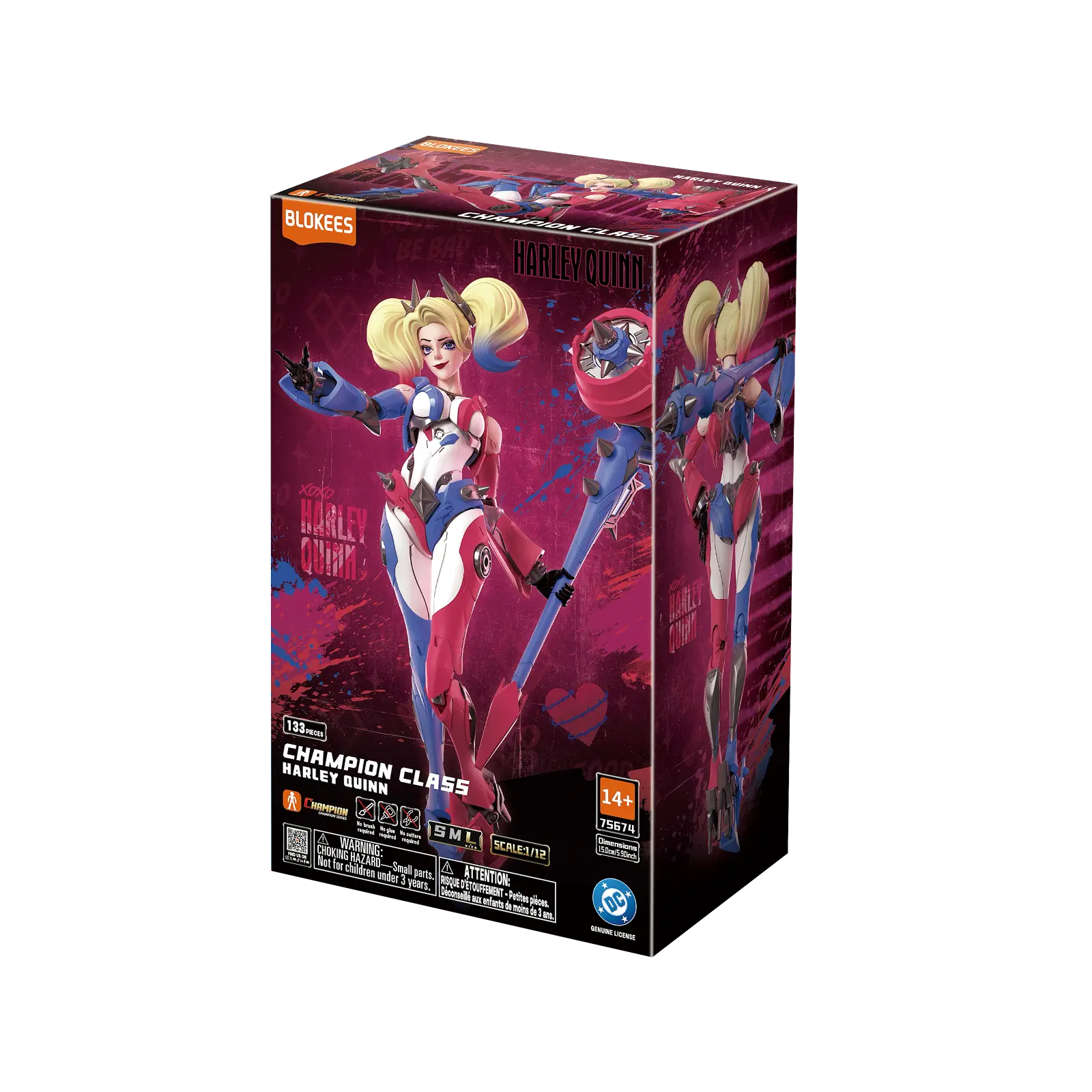 Harley Quinn – Kit de modèle de figurine articulée à construire style robot articulé