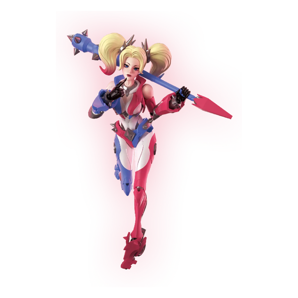 Harley Quinn – Kit de modèle de figurine articulée à construire style robot articulé