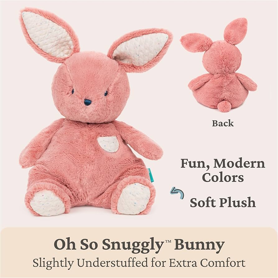 Peluche Lapin Rose Doux Animal en Peluche Jouet 31,75 cm