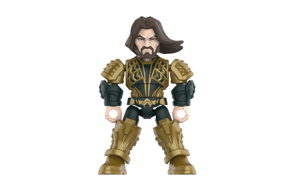 Kit de modèles réduits articulés Justice League - Lot de 12