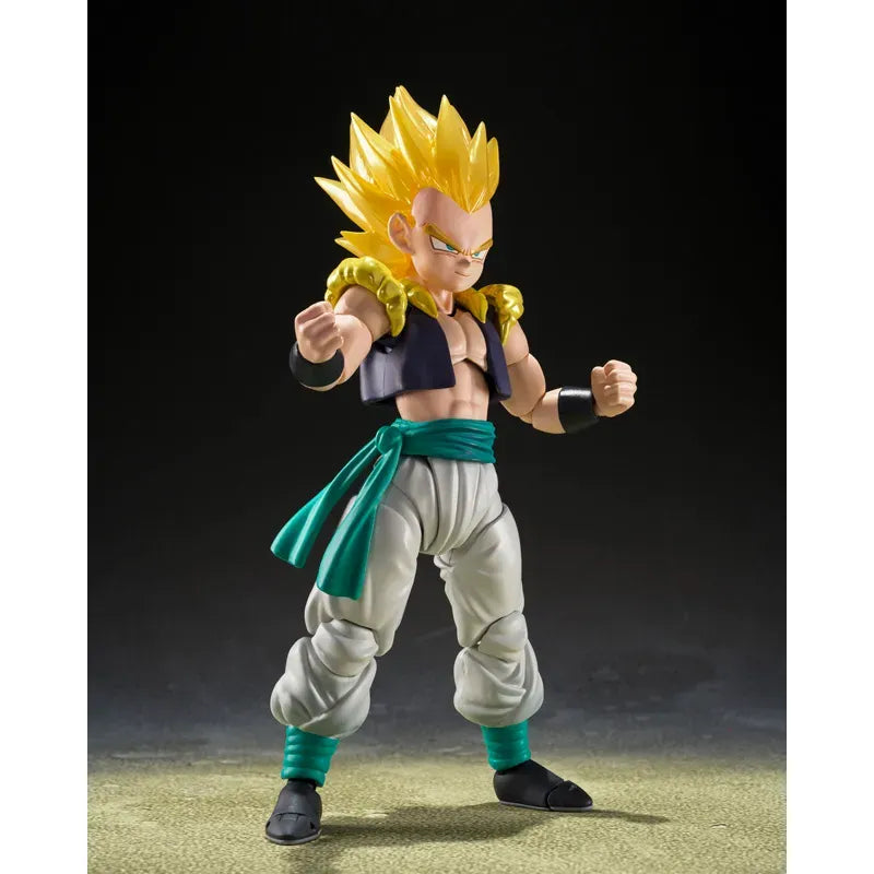 Figurine de collection Gotenks Super Saiyan "Fusion Reborn" aux cheveux translucides