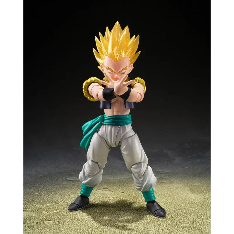 Figurine de collection Gotenks Super Saiyan "Fusion Reborn" aux cheveux translucides