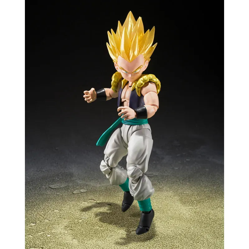 Figurine de collection Gotenks Super Saiyan "Fusion Reborn" aux cheveux translucides