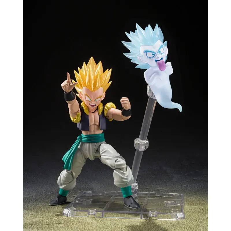 Figurine de collection Gotenks Super Saiyan "Fusion Reborn" aux cheveux translucides