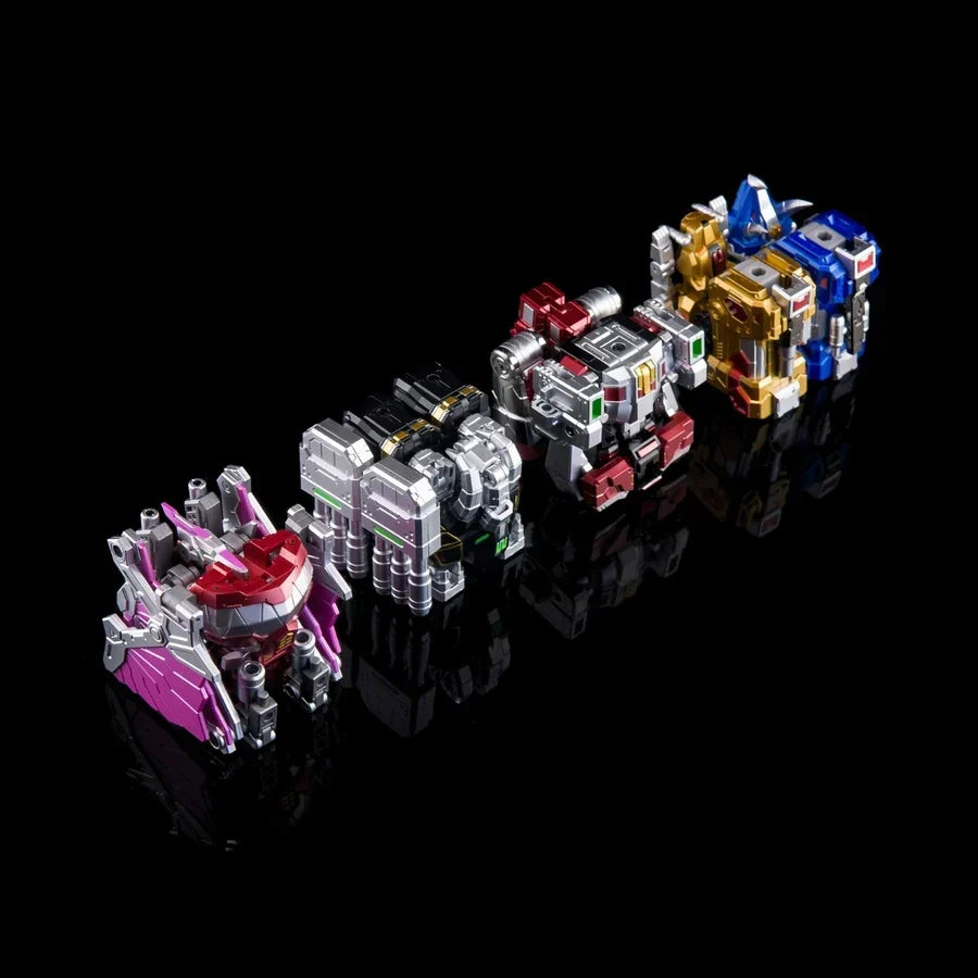 Ensemble de figurines articulées Dragon Beast King en métal moulé sous pression, édition limitée