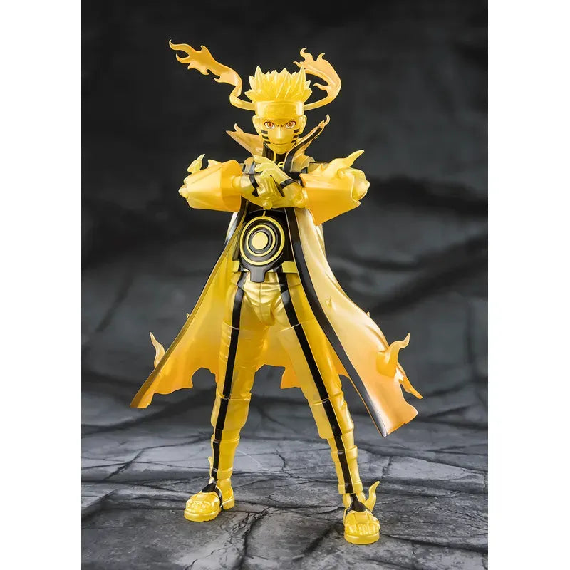 Figurine articulée Naruto Uzumaki Kurama Link Mode Lumineuse Translucide de Collection