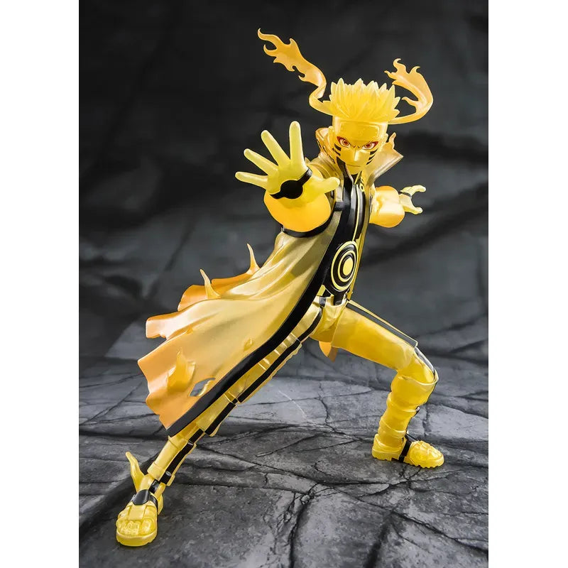 Figurine articulée Naruto Uzumaki Kurama Link Mode Lumineuse Translucide de Collection