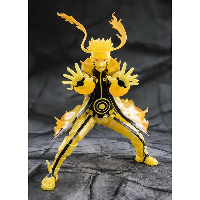 Figurine articulée Naruto Uzumaki Kurama Link Mode Lumineuse Translucide de Collection