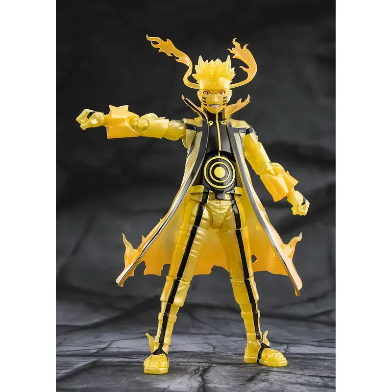 Figurine articulée Naruto Uzumaki Kurama Link Mode Lumineuse Translucide de Collection