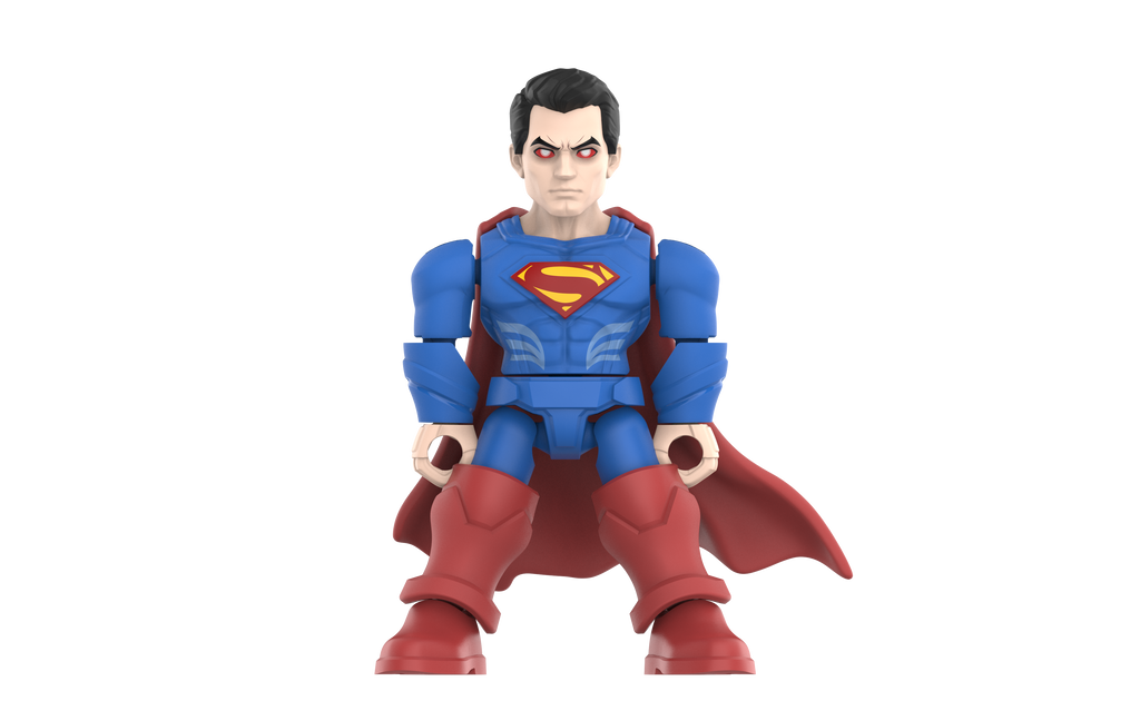 Kit de modèles réduits articulés Justice League - Lot de 12