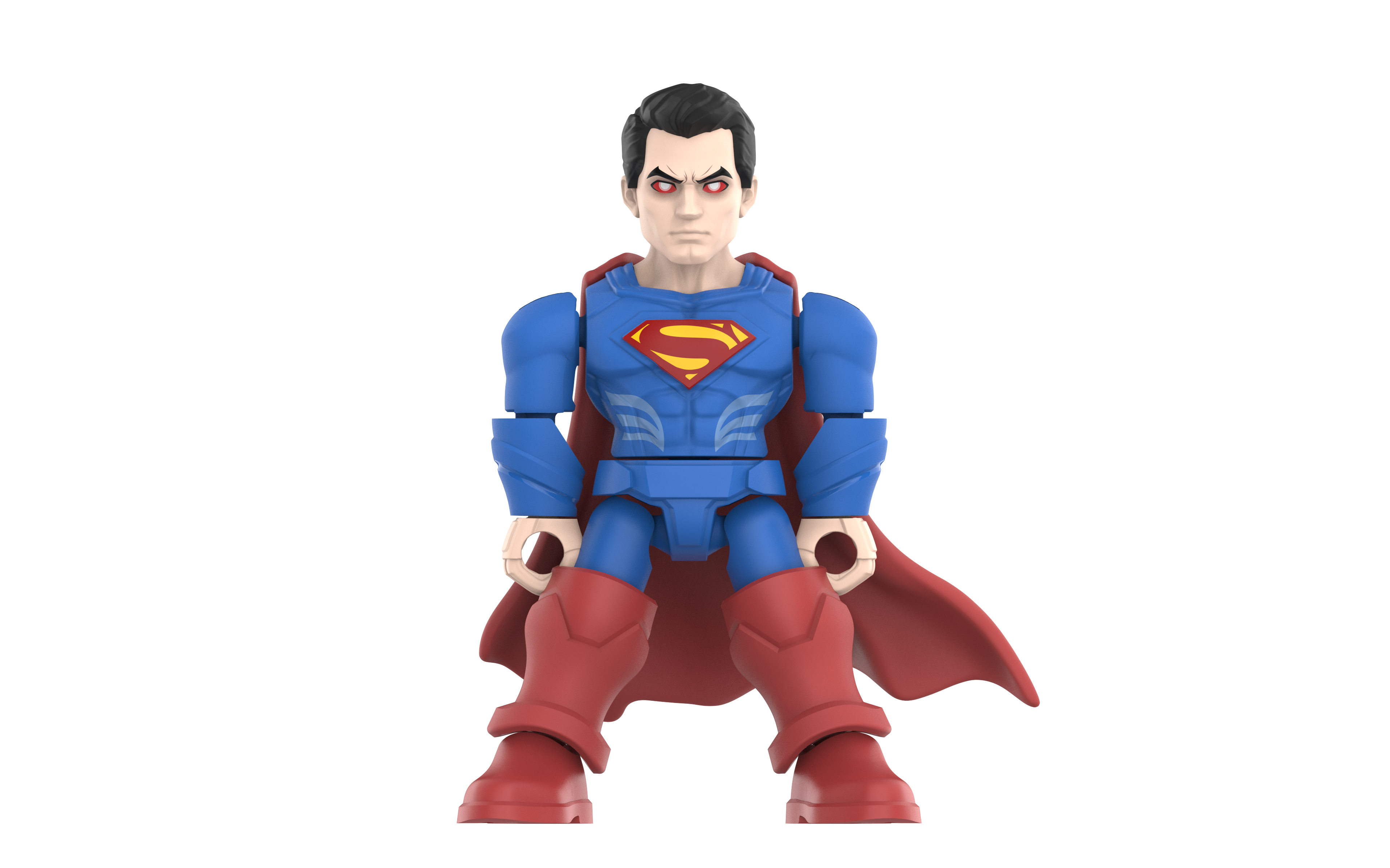Kit de modèles réduits articulés Justice League - Lot de 12