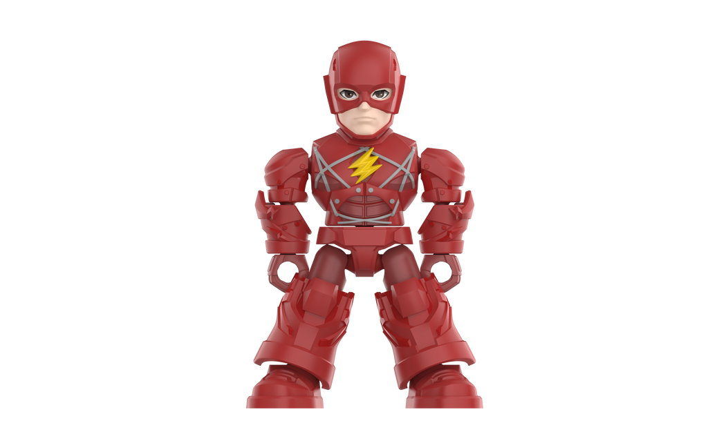 Kit de modèles réduits articulés Justice League - Lot de 12