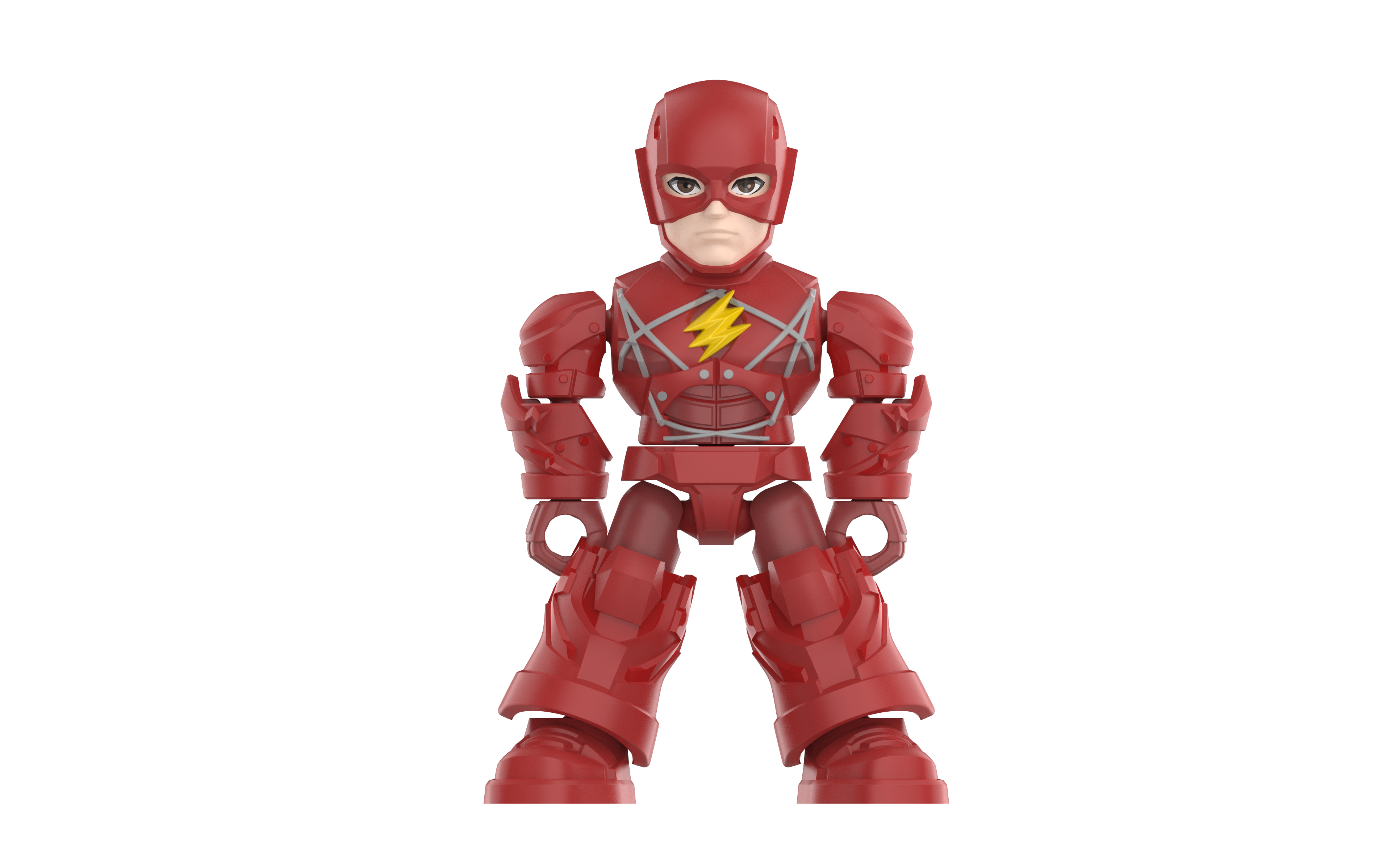 Kit de modèles réduits articulés Justice League - Lot de 12