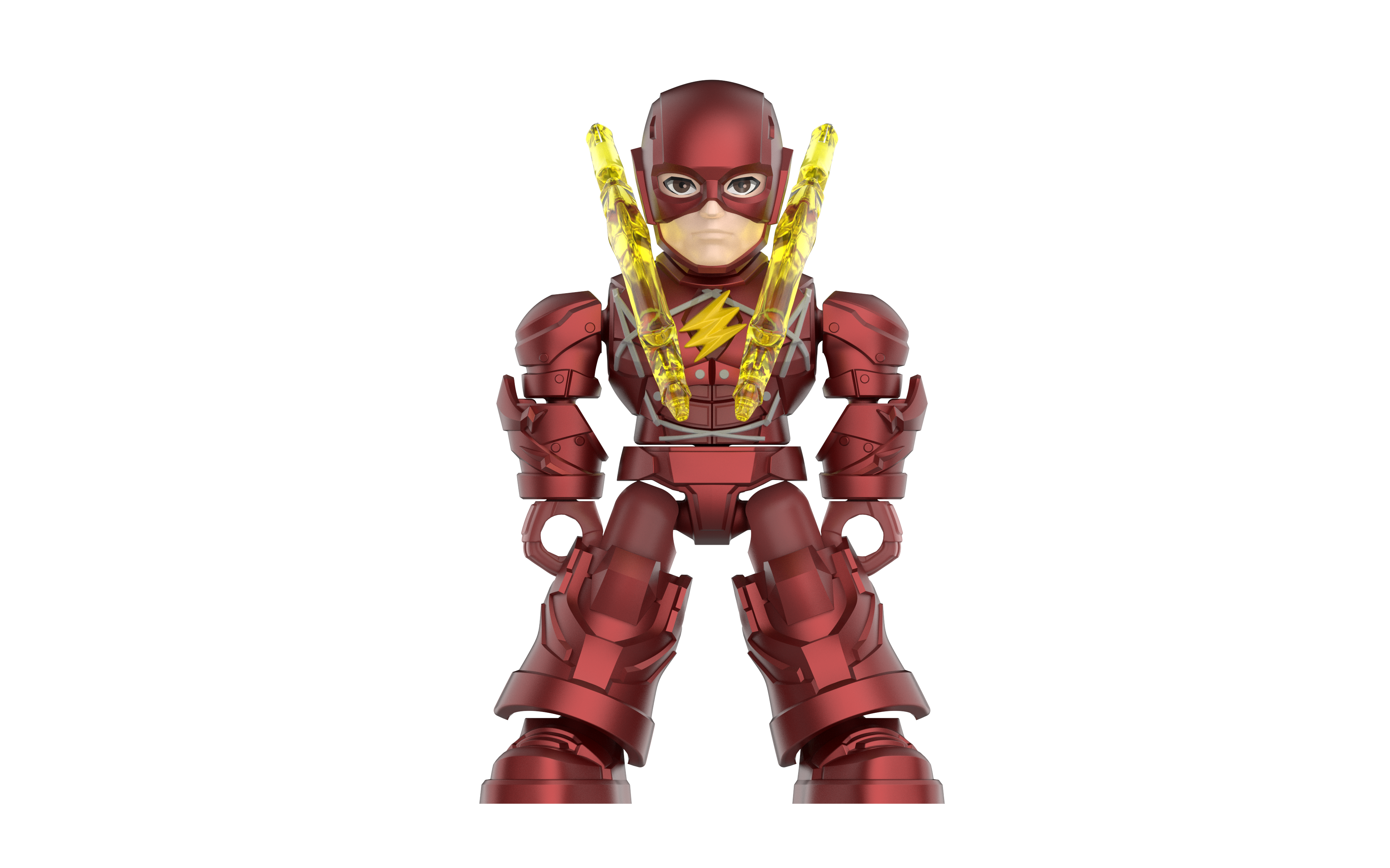 Kit de modèles réduits articulés Justice League - Lot de 12