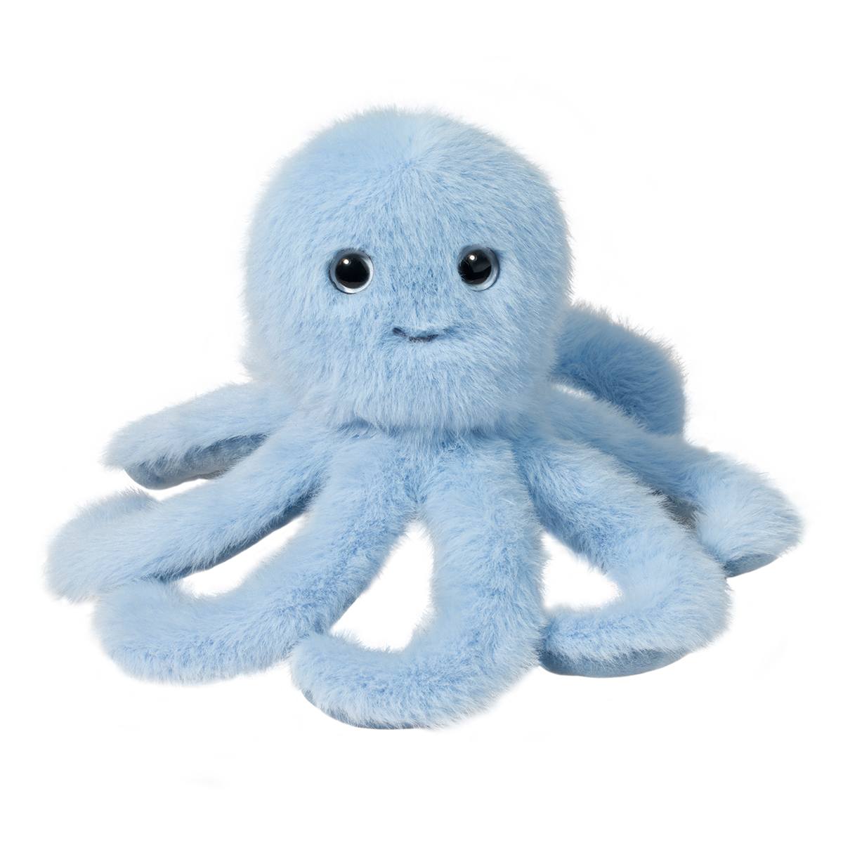 Mini Pieuvre Bleue en Peluche Douce Jouet Marin