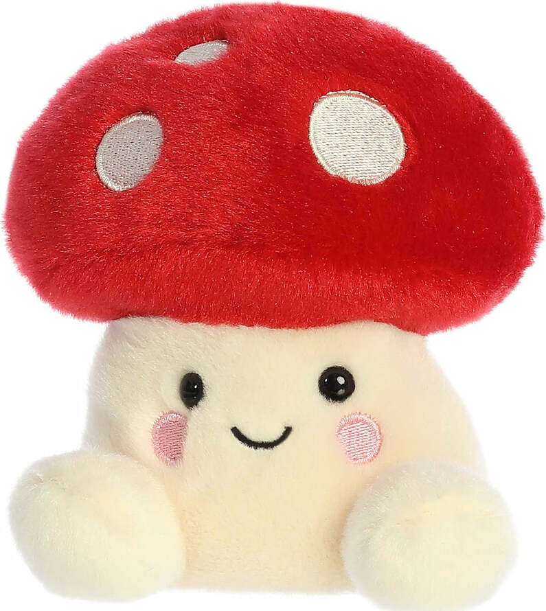 Peluche Amanite Champignon Jouet Doux Figurine de Collection 5 Pouces