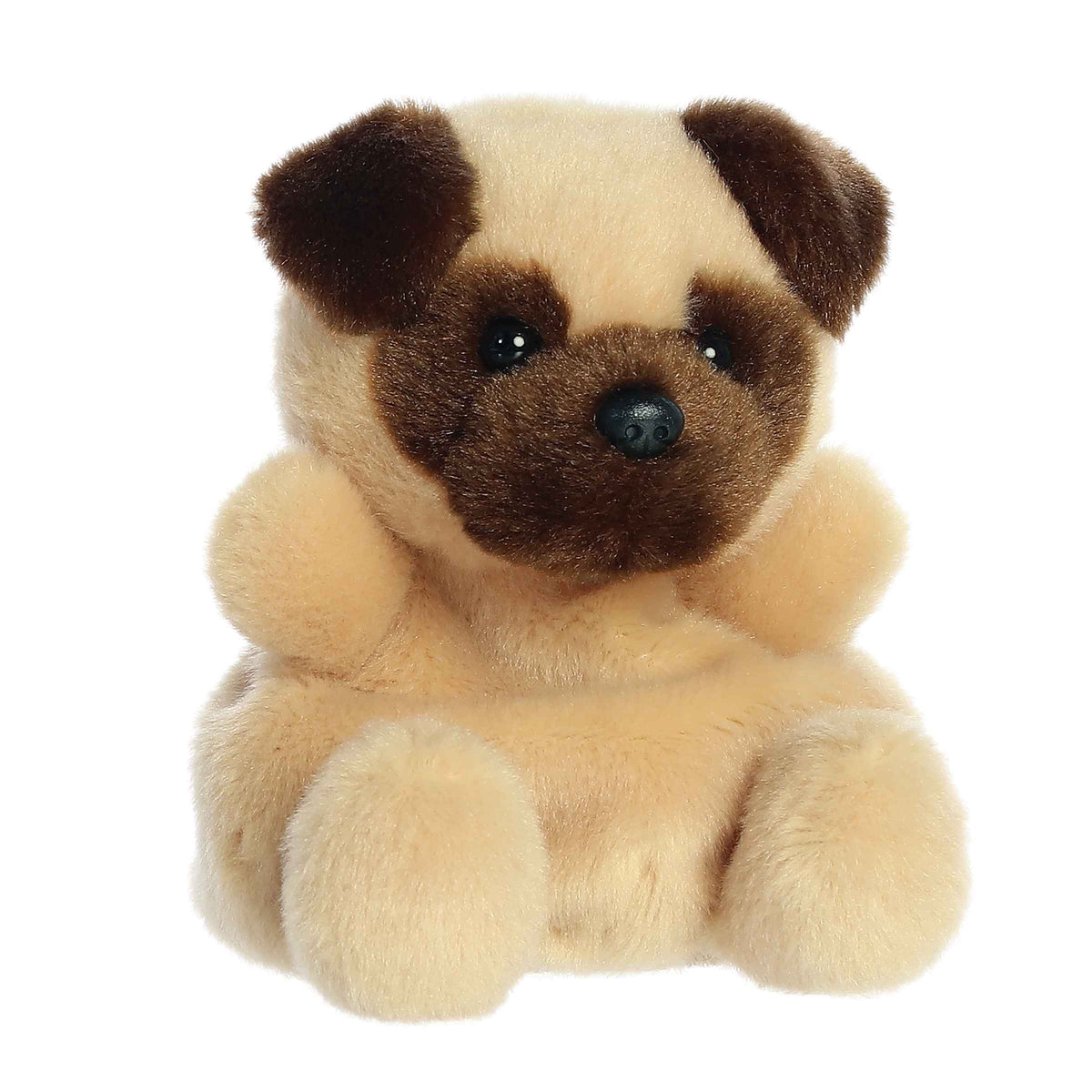 Pug Peluche Douce 5 Pouces Jouet Animal en Peluche Figurine Chiot à Câliner