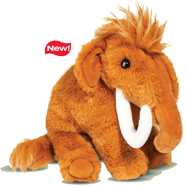 Mammouth laineux en peluche, jouet en peluche doux et câlin, figurine de l'ère glaciaire
