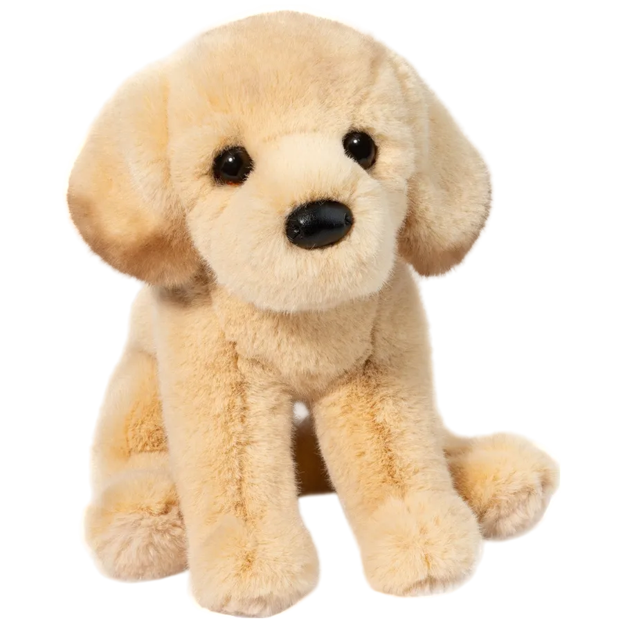 Peluche Chiot Labrador Jaune Ace Position Assise Articulée
