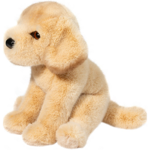 Peluche Chiot Labrador Jaune Ace Position Assise Articulée