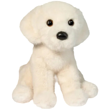 Peluche Chien Labrador Blanc Doux et Câlin