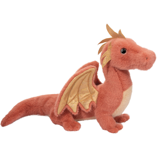 Jouet en peluche doux Dragon Corail 40 cm