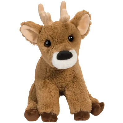 Peluche Staggie Deer Marron Blanc 25 cm