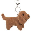 Pendentif de sac teckel en peluche – jouet porte-clés en peluche à clipser