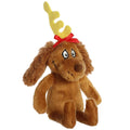 Peluche Max le chien avec bois édition fêtes