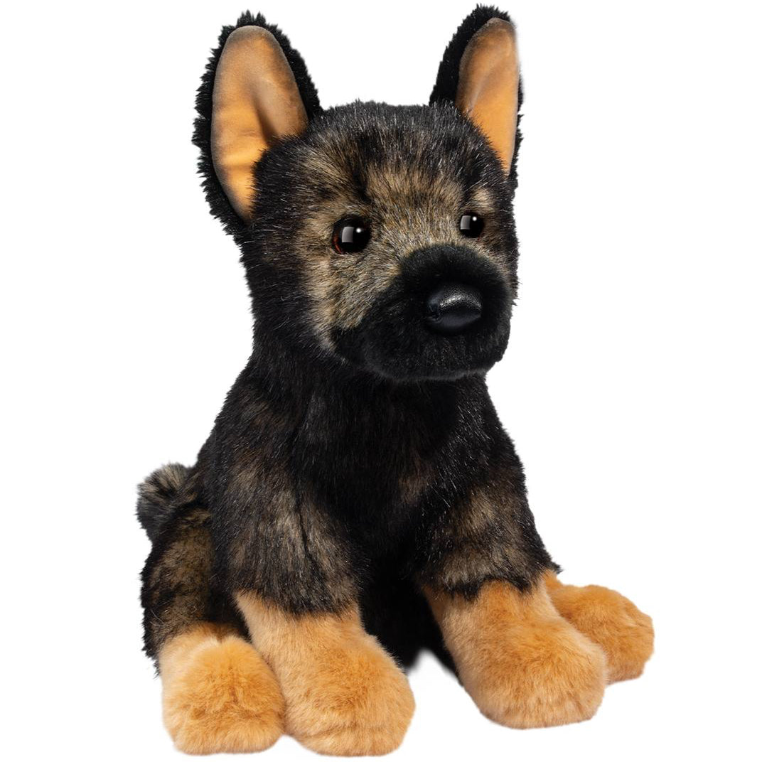 Peluche de berger allemand - Jouet en peluche doux pour enfants