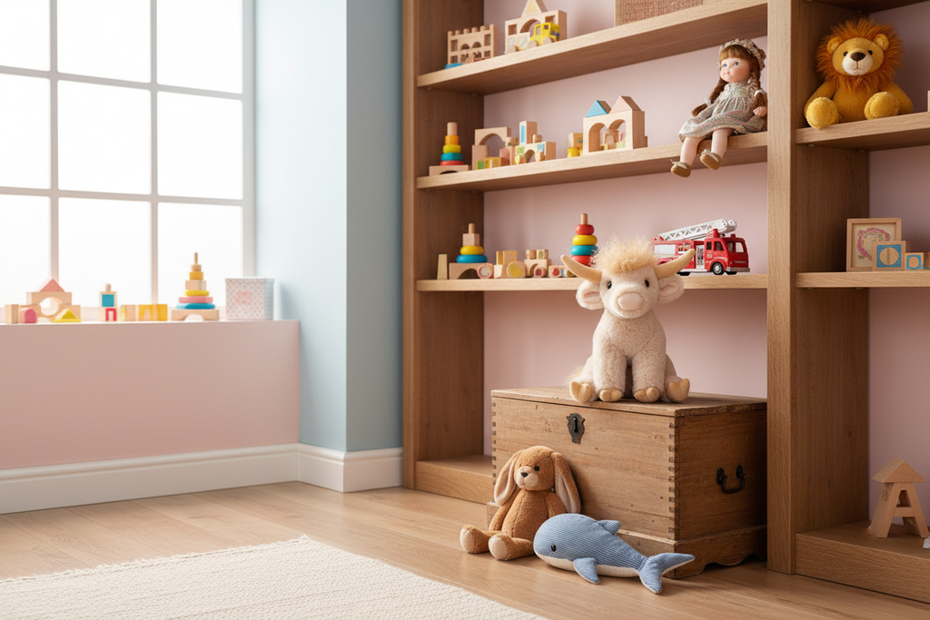 Mini Highland Cow – Toy Room Banner v3