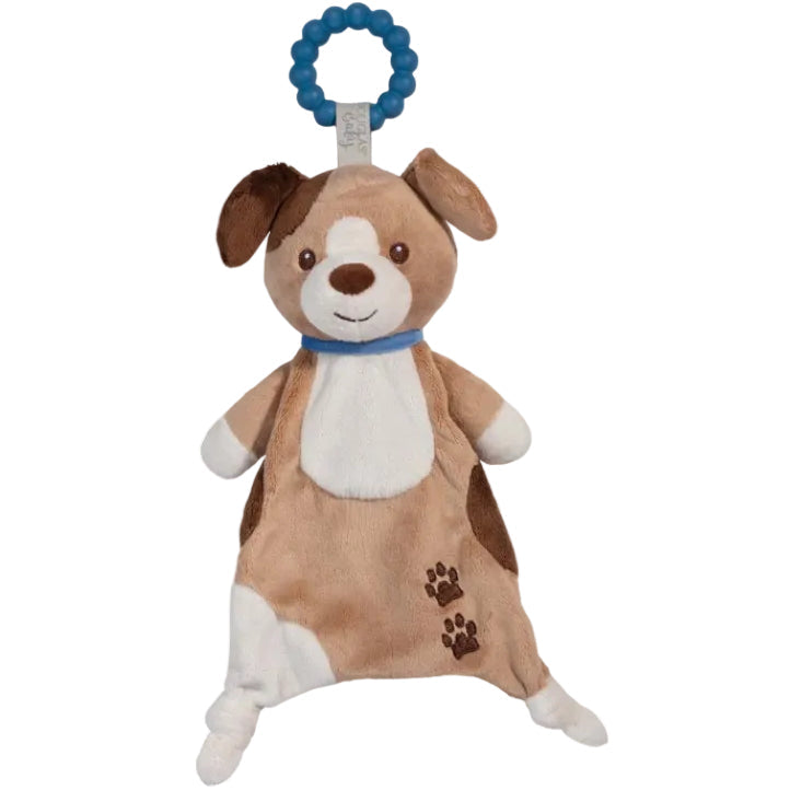 Anneau de dentition en peluche et silicone pour nouveau-nés