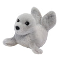 Petite peluche de phoque toute douce de couleur grise