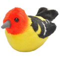 Tangara occidental en peluche, oiseau en peluche avec son authentique